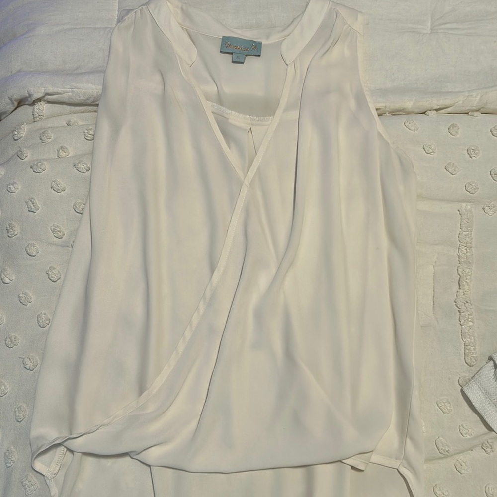 White blouse tank